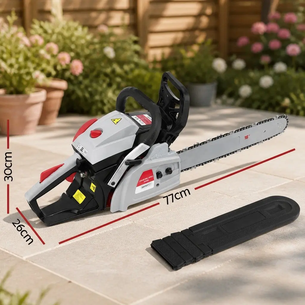 42CC Petrol Chainsaw 16 Inch Bar Pruning Cutting Lightweight Garden Power Tool