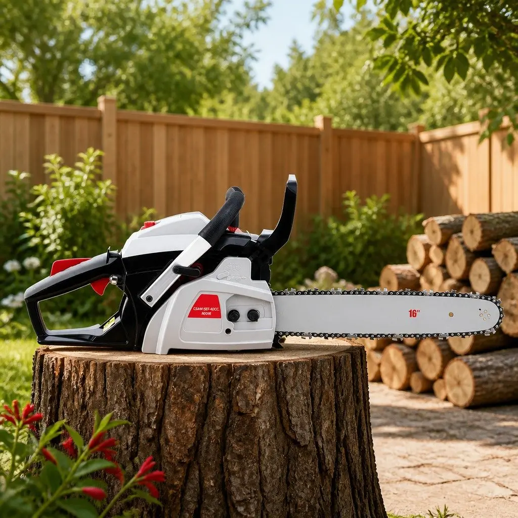 42CC Petrol Chainsaw 16 Inch Bar Pruning Cutting Lightweight Garden Power Tool