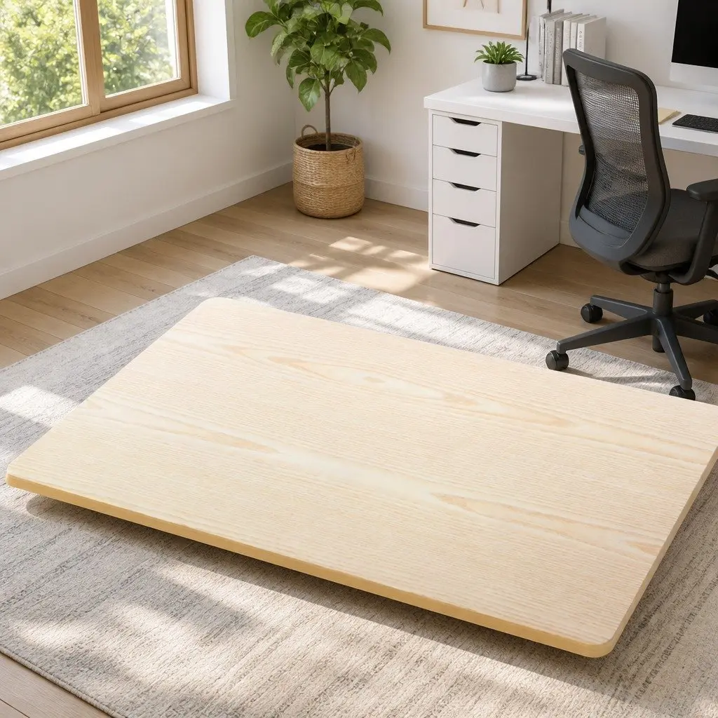 140cm White Oak Desk Top