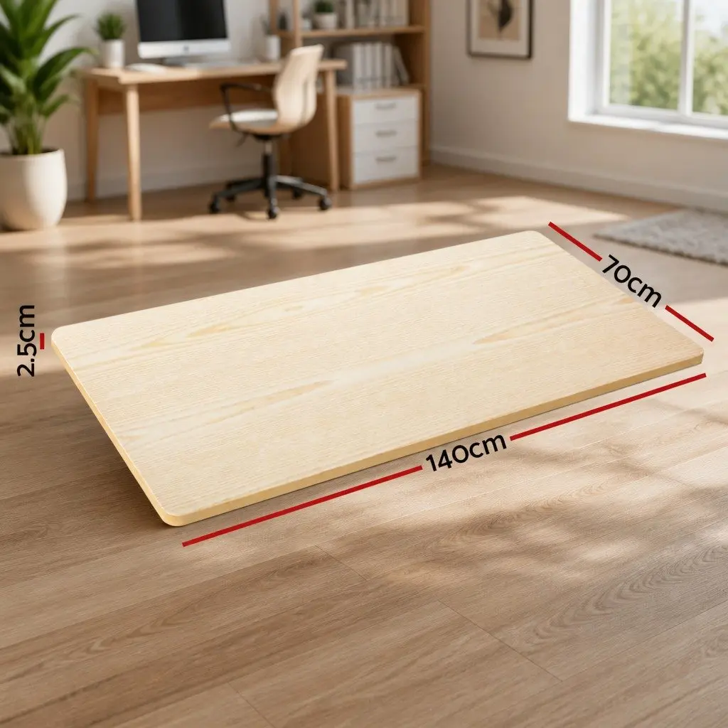 Standing Desk Top Pre-Drilled White Oak 140cm