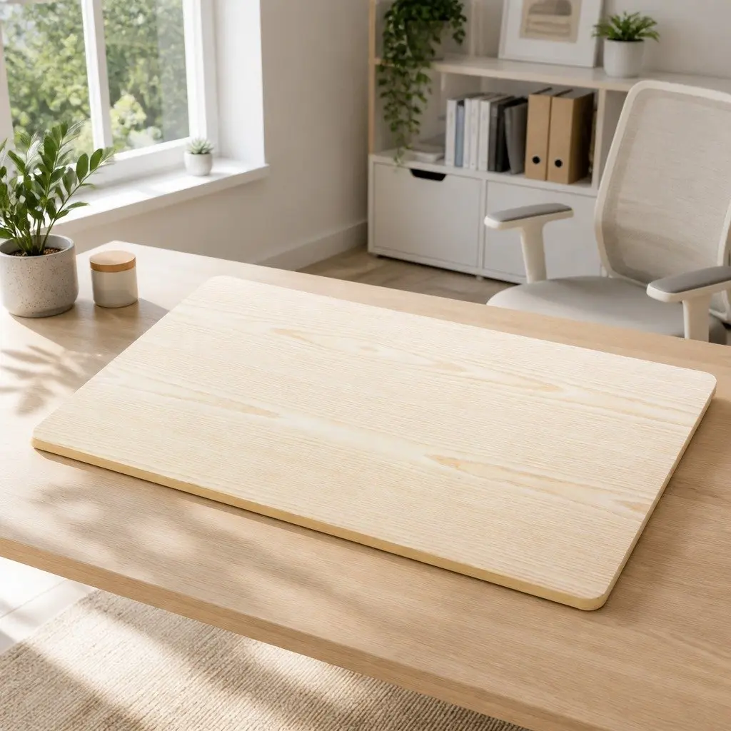 Standing Desk Top Pre-Drilled White Oak 140cm