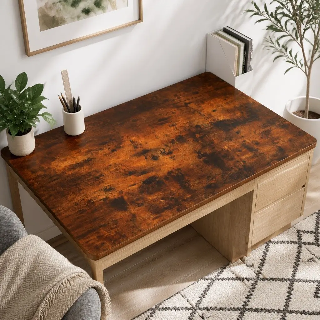 Rustic Brown Desk Top