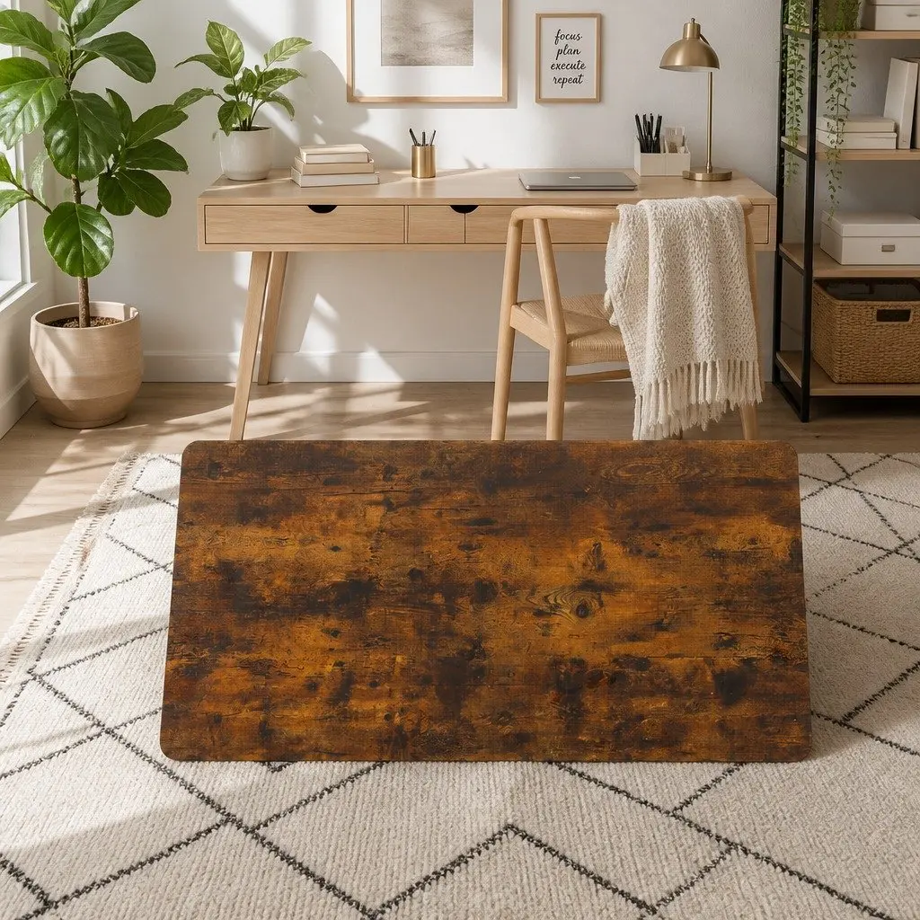 Standing Desk Top Rustic Brown 140cm x 70cm