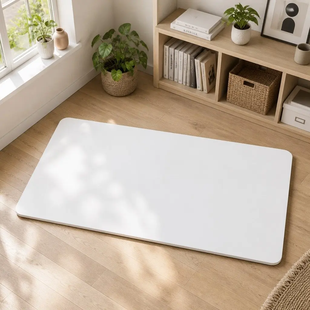 Standing Desk Top Durable 140cm White Office Work Surface Particle Board