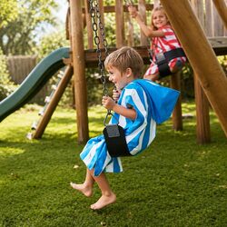 Your Kids' Hooded Poncho Towel: Quick-Dry for Ages 4-7