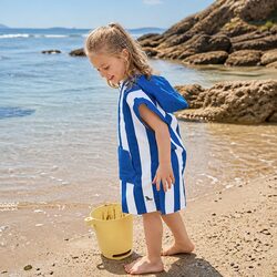Your Child's Friendly Hooded Poncho Towel for Swimming