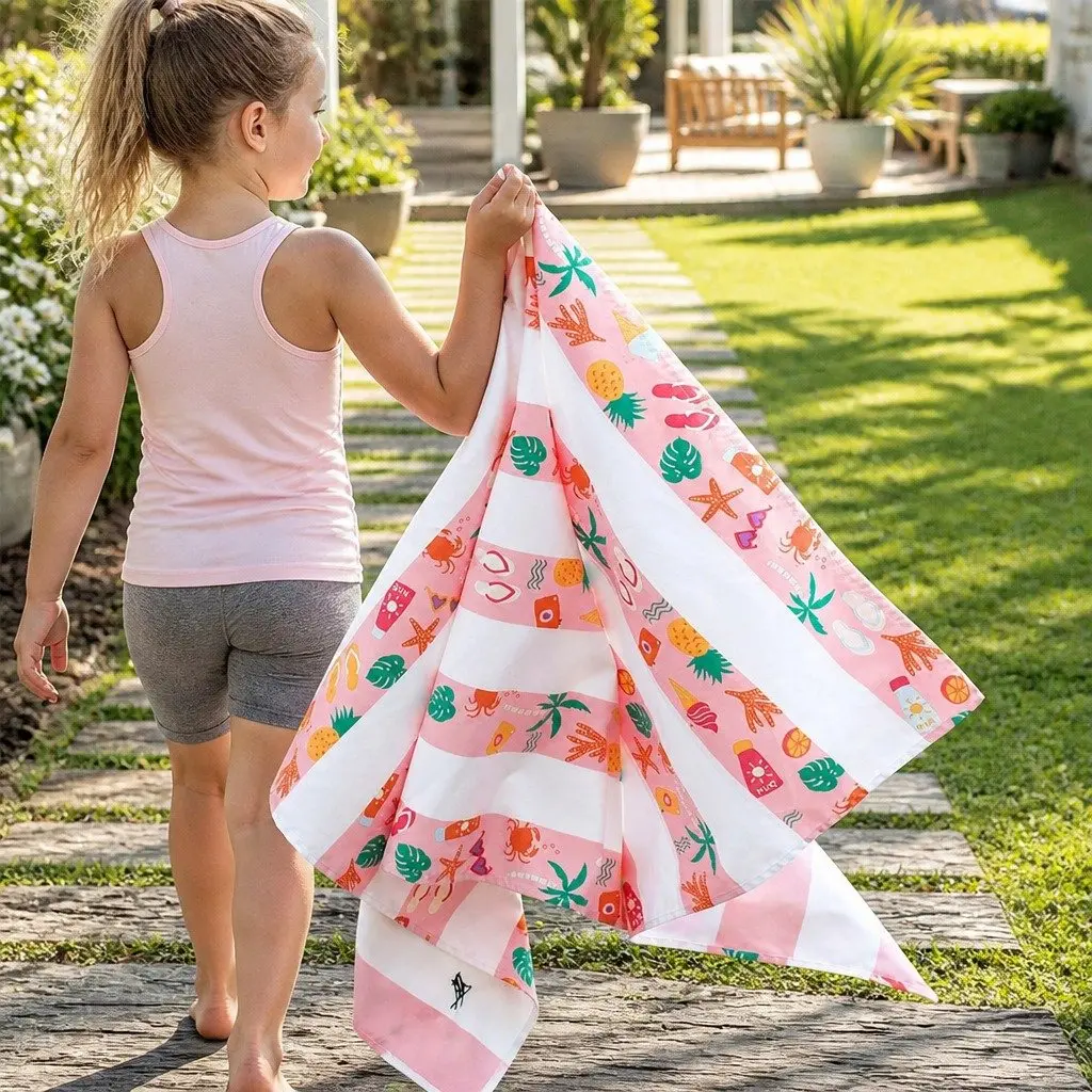 Kids Beach Towel Quick Dry Compact Lightweight M