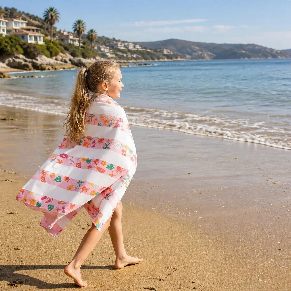 Kids Beach Towel Quick Dry Compact Lightweight M
