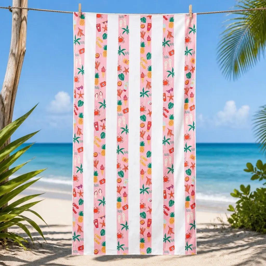 Kids Beach Towel Quick Dry Compact Lightweight M