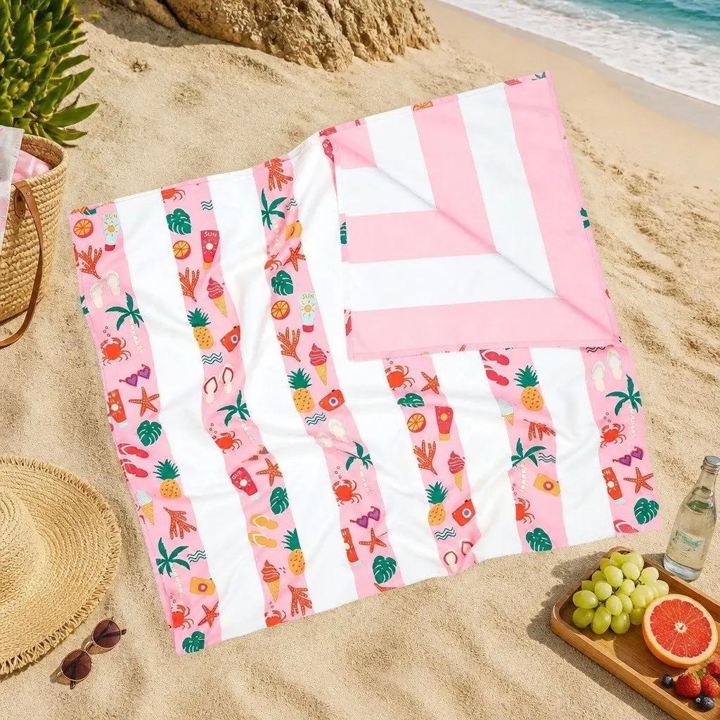 Kids Beach Towel Quick Dry Compact Lightweight M