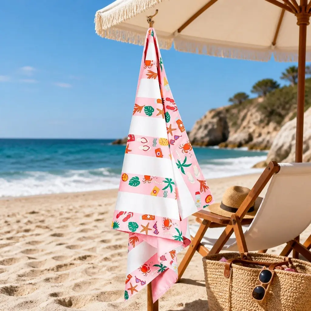 Kids Beach Towel Quick Dry Compact Lightweight M