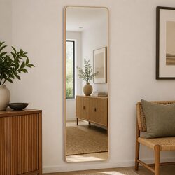 Full Length Mirror 120cm Wall Mounted Door Hanging 3-In-1 Installation Bedroom