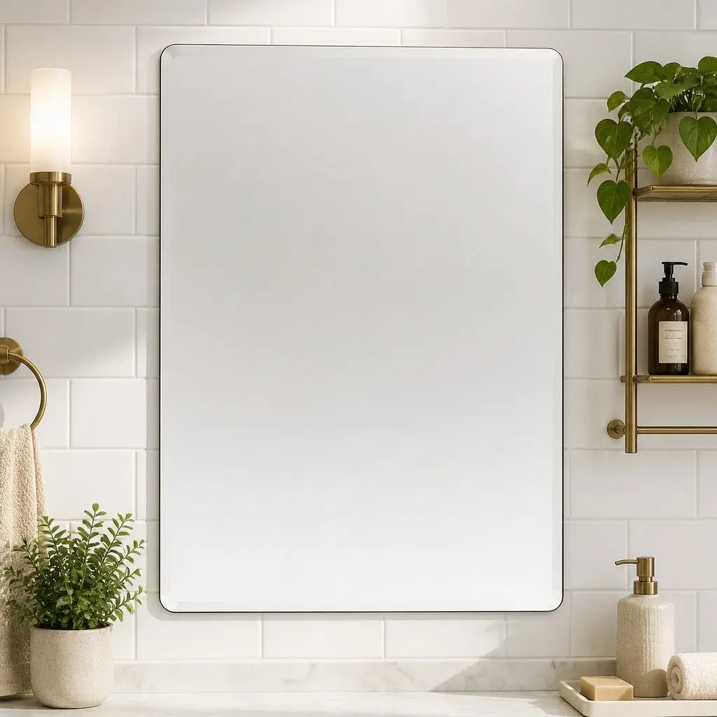 Frameless Wall Mirror for Home Décor