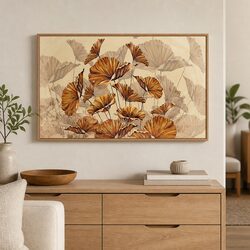 Abstract Canvas Wall Art Print Modern Bedroom Home Decor 70x100cm Floating Frame