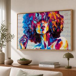 Abstract Canvas Wall Art Print Modern Home Decor 70x100cm Floating Frame Bedroom