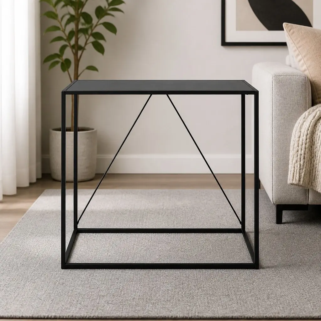 2-Tier Console Table Hallway Entryway Storage Furniture Living Room Sofa Side