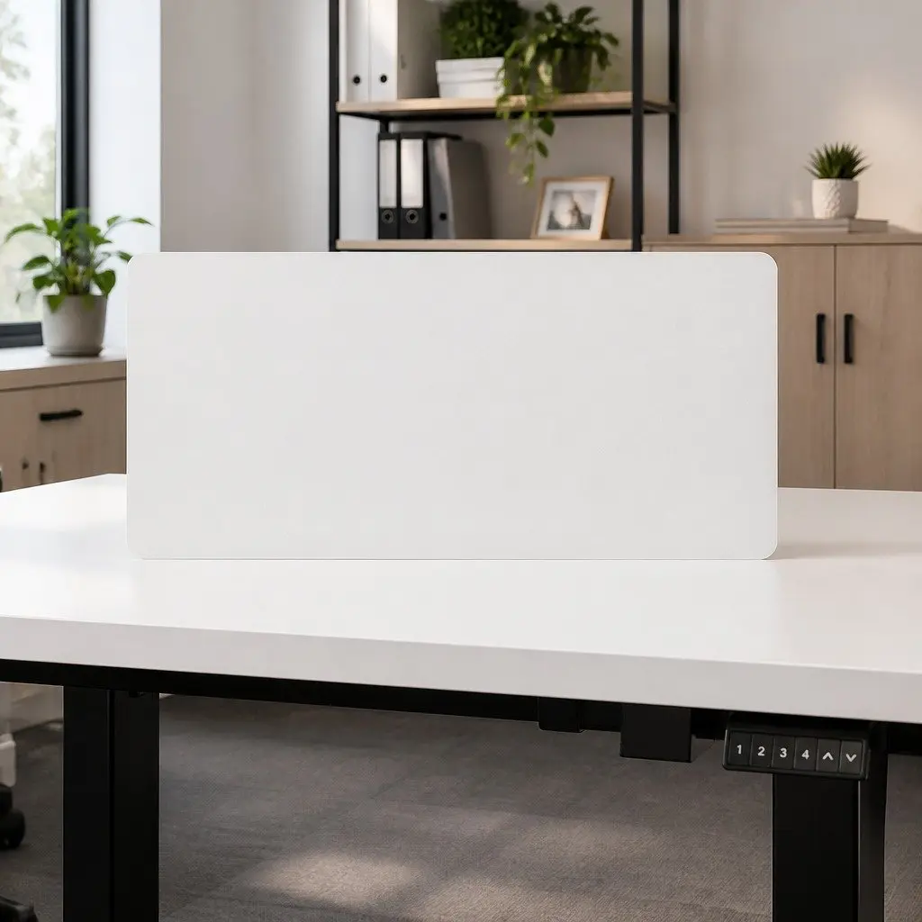 Desktop Table Top White Particle Board MDF Veneer 140x70cm
