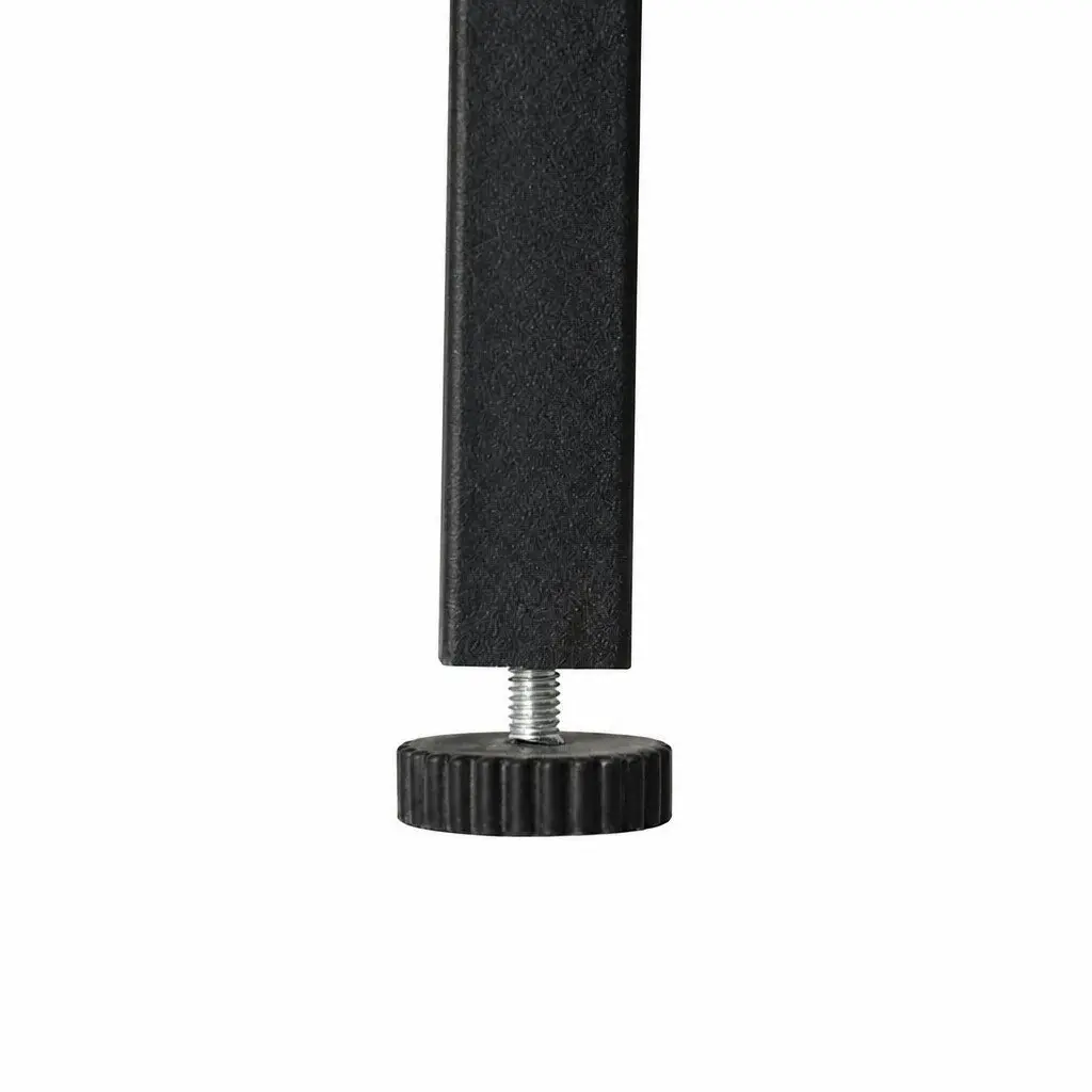Office Desk Black Industrial Style Adjustable Height 120cm W x 60cm D x 93cm H