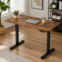 Electric Standing Desk Height Adjustable 120cm Motorised Sit Stand Office Home