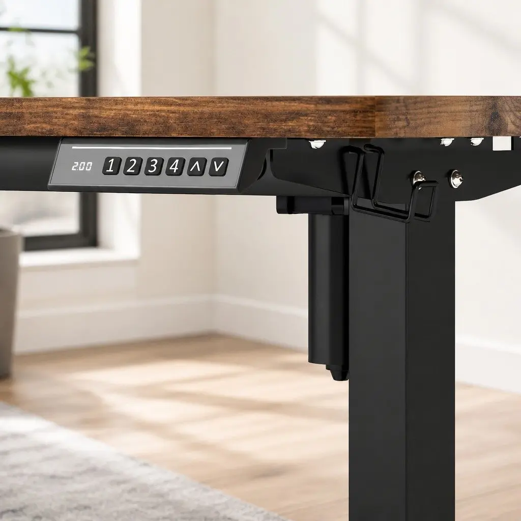 Electric Standing Desk Height Adjustable 120cm Motorised Sit Stand Office Home