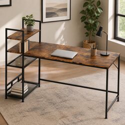 Your Ideal 160cm Computer Desk with Functional Shelves