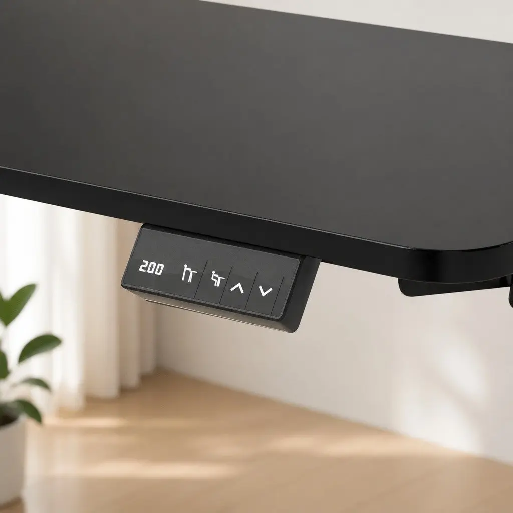 Electric Standing Desk Motorised Height Adjustable 130cm L x 130cm W