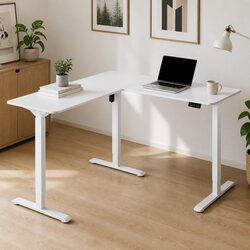 Electric Standing Desk Adjustable Height Sit Stand Table Home Office Motorised