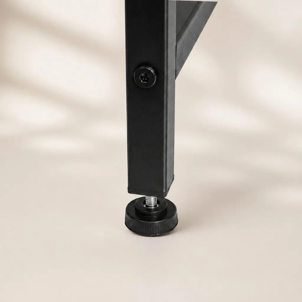Gaming Computer Desk Adjustable Height Monitor Stand Storage Shelf Headphone