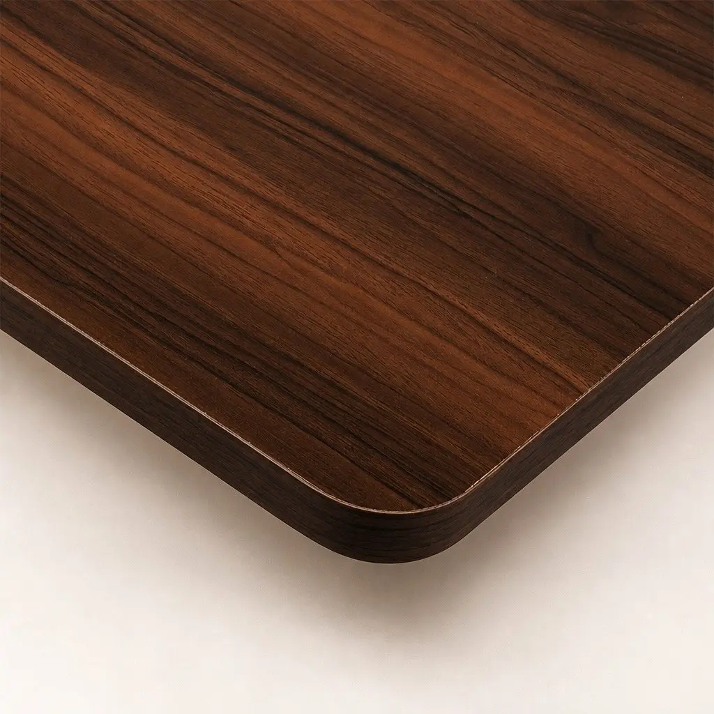 Motorised Standing Desk Adjustable Height 140cm Walnut Electric Office Sit Stand