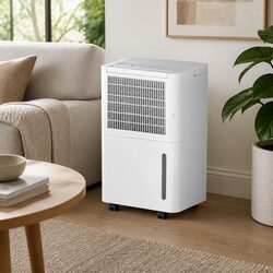 User-Friendly 12L Dehumidifier and Air Purifier in White