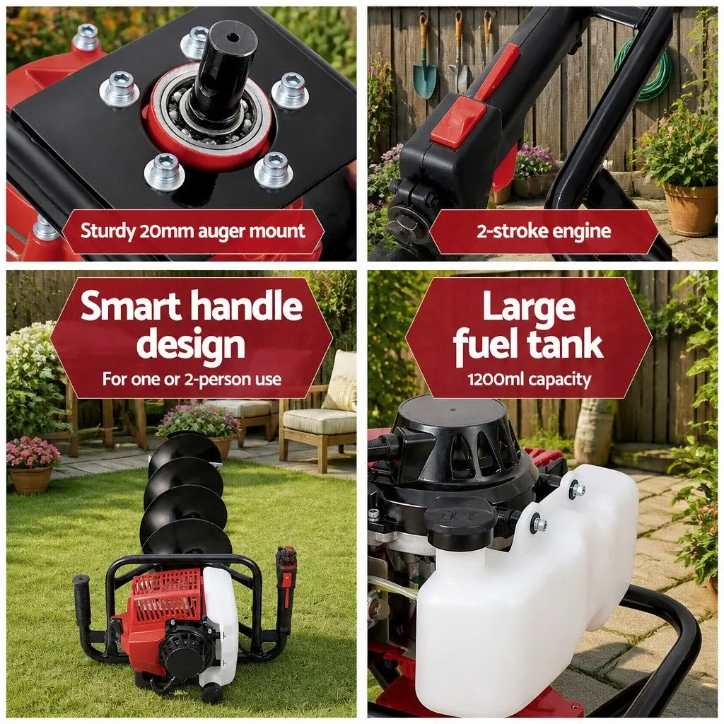 63cc Petrol Post Hole Digger for Everyone
