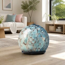 Aroma Diffuser Ultrasonic Aromatherapy 240ml Blue Essential Oil Humidifier