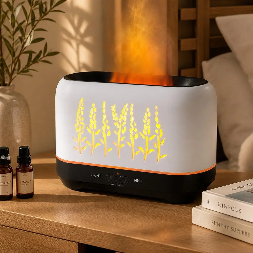 Oil Diffuser with Flame Effect