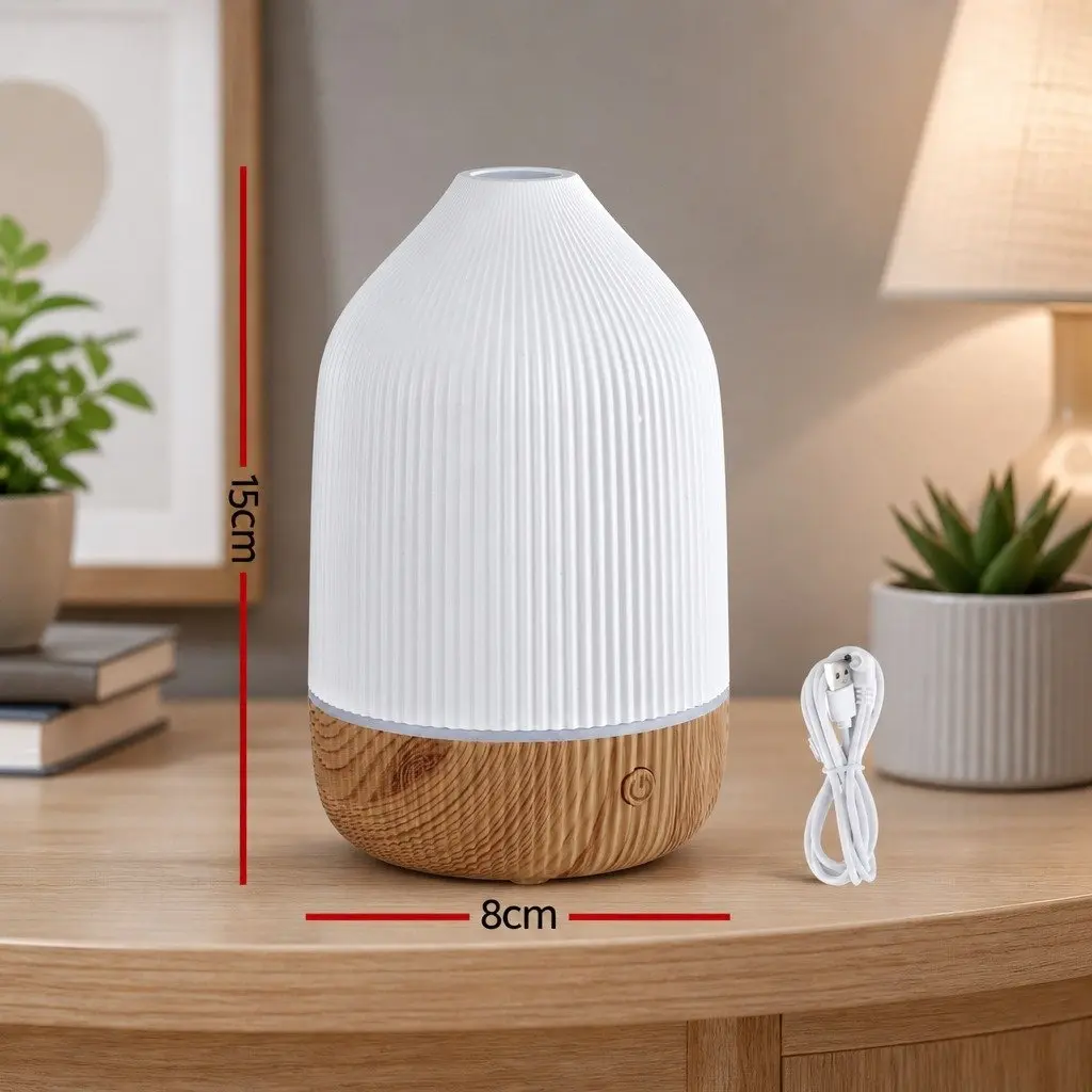 Ultrasonic Aroma Diffuser 100ml LED Aromatherapy Humidifier Mist Diffuser Night