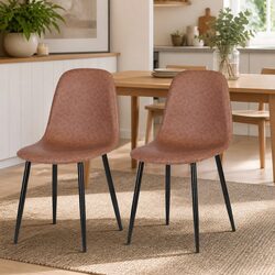 Discover Retro Charm: Set of 2 Dining Chairs