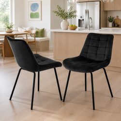 Friendly Velvet Tufted Dining Chairs Set - Upgrade Your Space