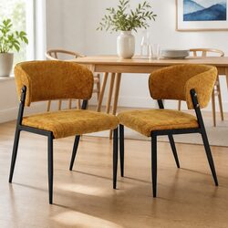 Friendly Yellow Dining Chairs Set for Your Needs
