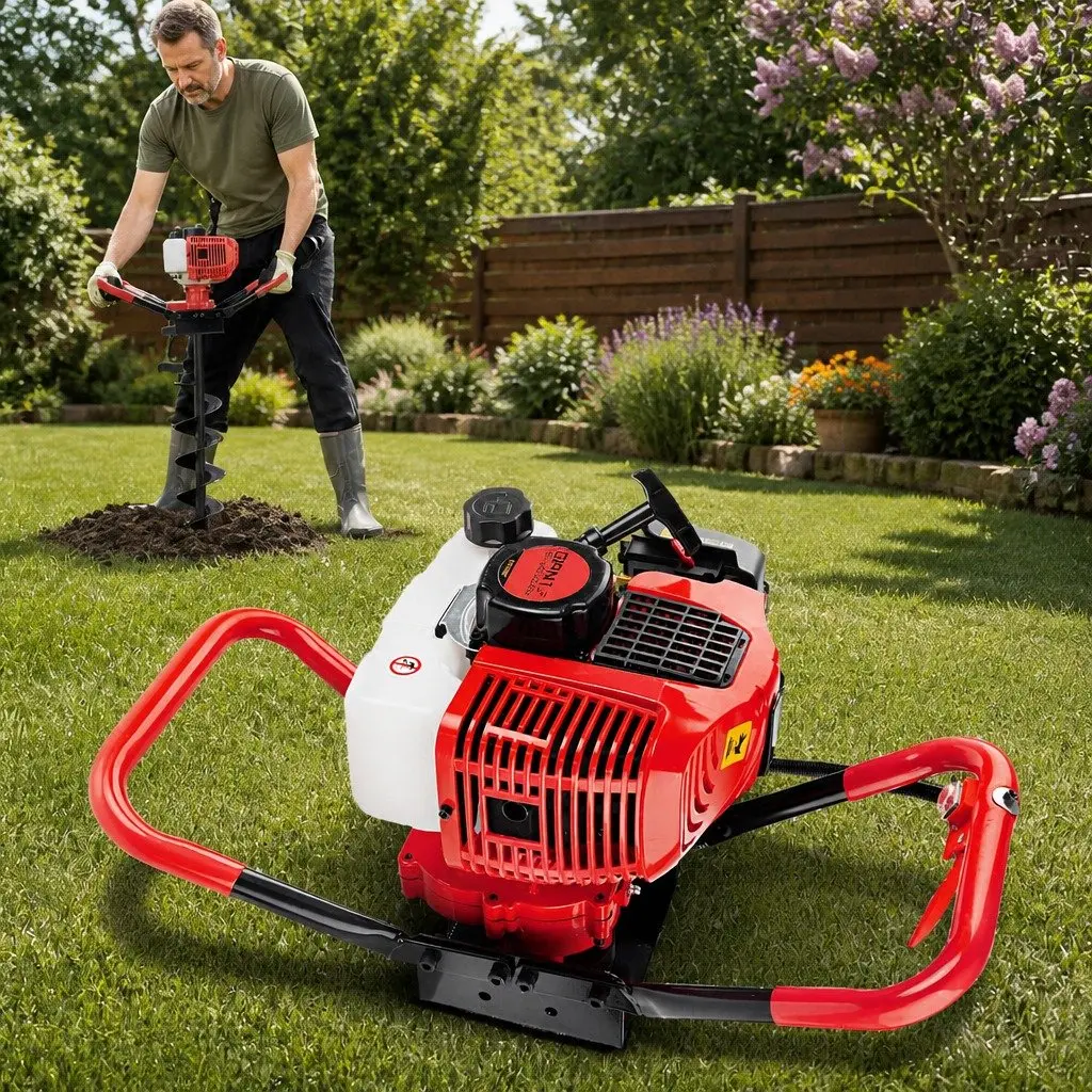 Post Hole Digger Motor 65cc Petrol Engine 2-Stroke Power Tool