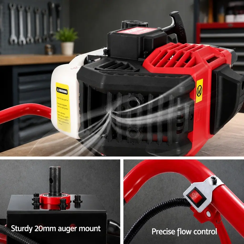 Post Hole Digger Engine 65CC Single Cylinder 2-Stroke Power Tool