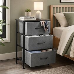 Chest of Drawers 3 Storage Drawer Dresser Bedroom Tallboy Organizer
