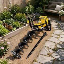 Versatile 65cc Petrol Post Hole Digger for Outdoors