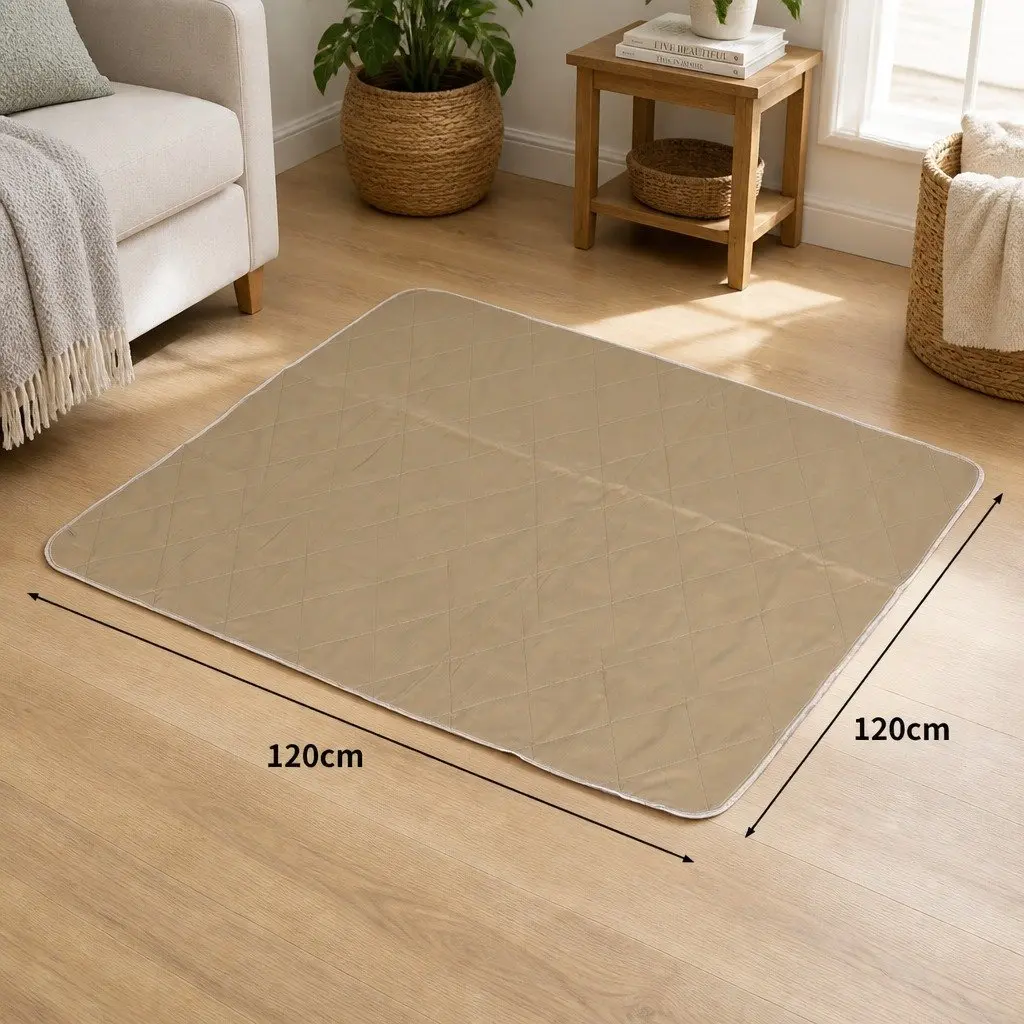 Dog Training Pads Waterproof Washable 120x120cm