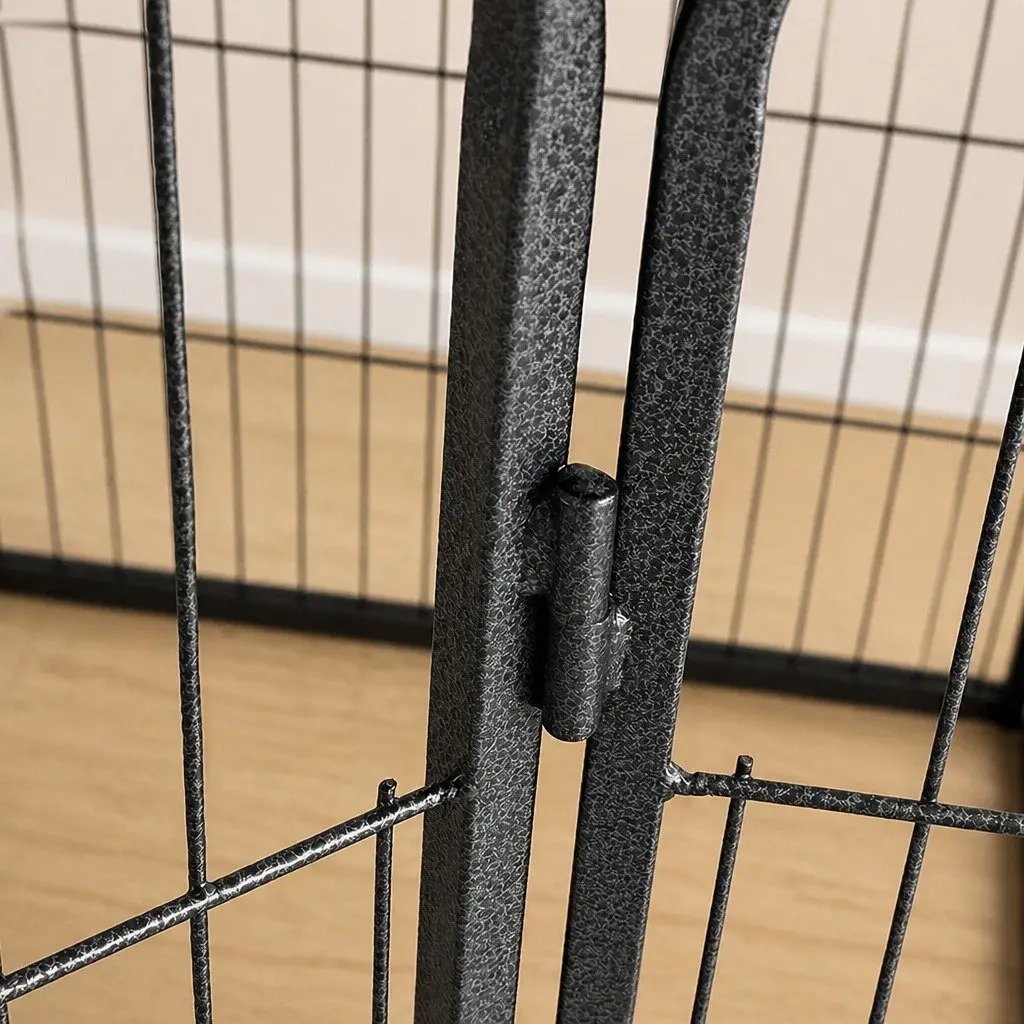 8 Panel Pet Playpen Portable Foldable Gate 80cm Wide x 60cm 80cm 100cm 120cm High