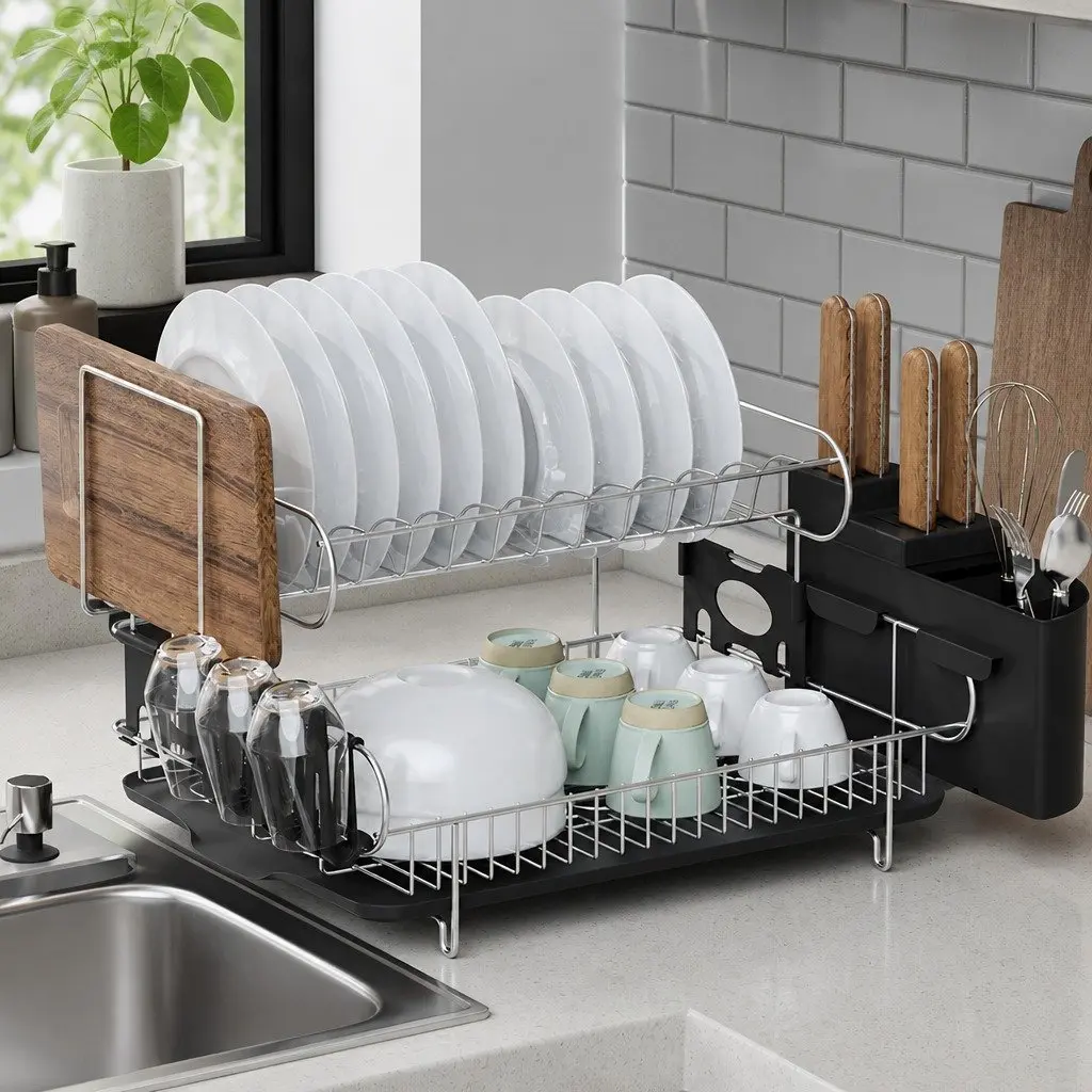 2-Tier Dish Rack