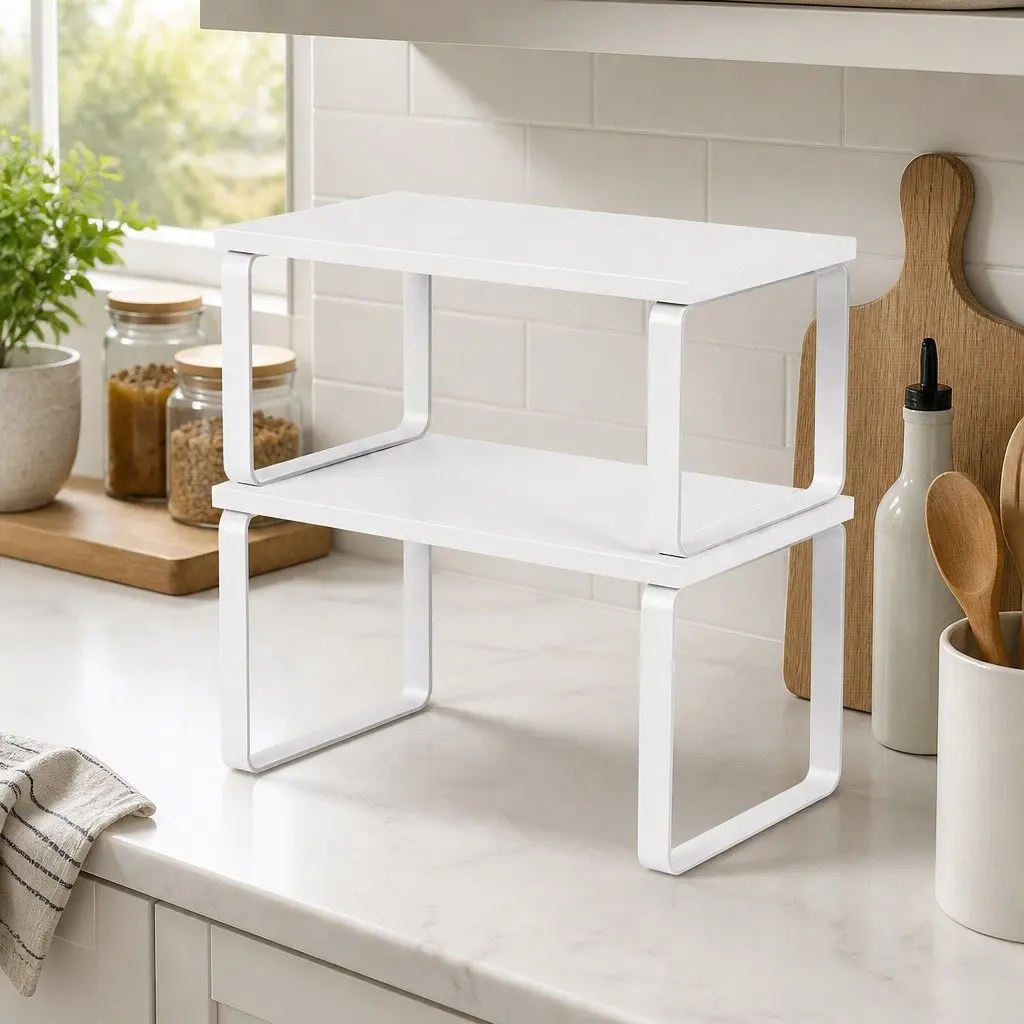 Kitchen Storage Shelves Rack Set of 2