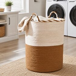 Your Ideal Storage Hamper, 47L Cotton Rope Basket