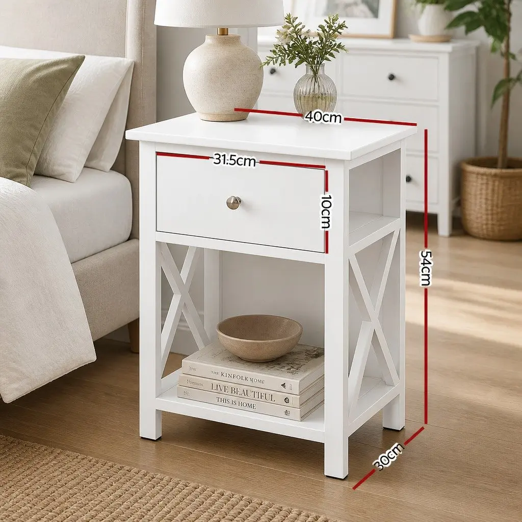 Bedside Table with Drawer