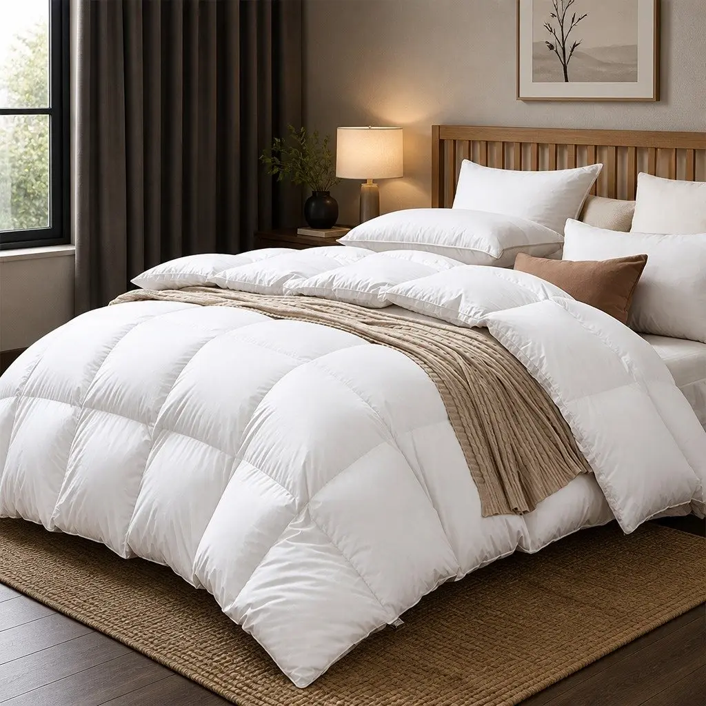 Goose Down Quilt for Year-Round Use