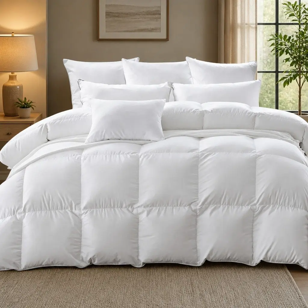 Goose Down Feather Quilt Lightweight All Season Single 700GSM