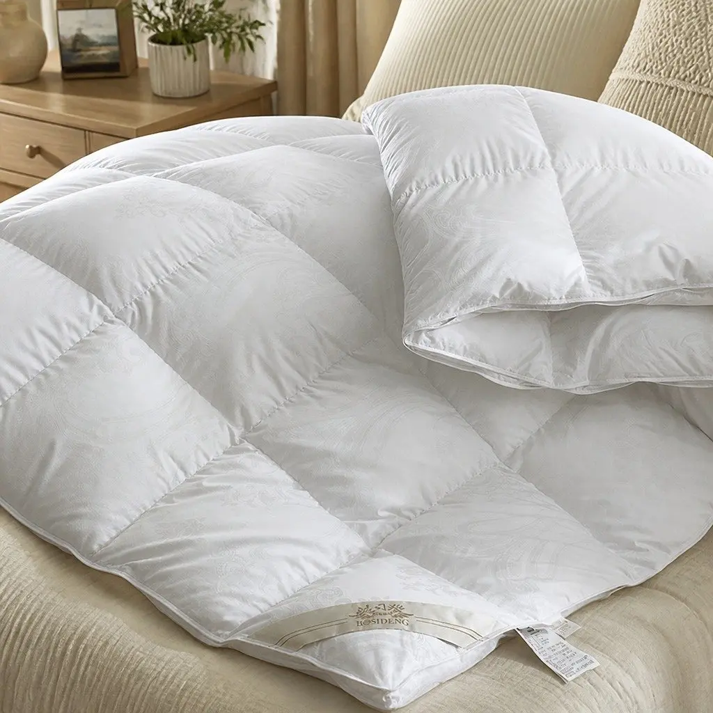 Goose Down Feather Quilt Lightweight All Season Single 700GSM